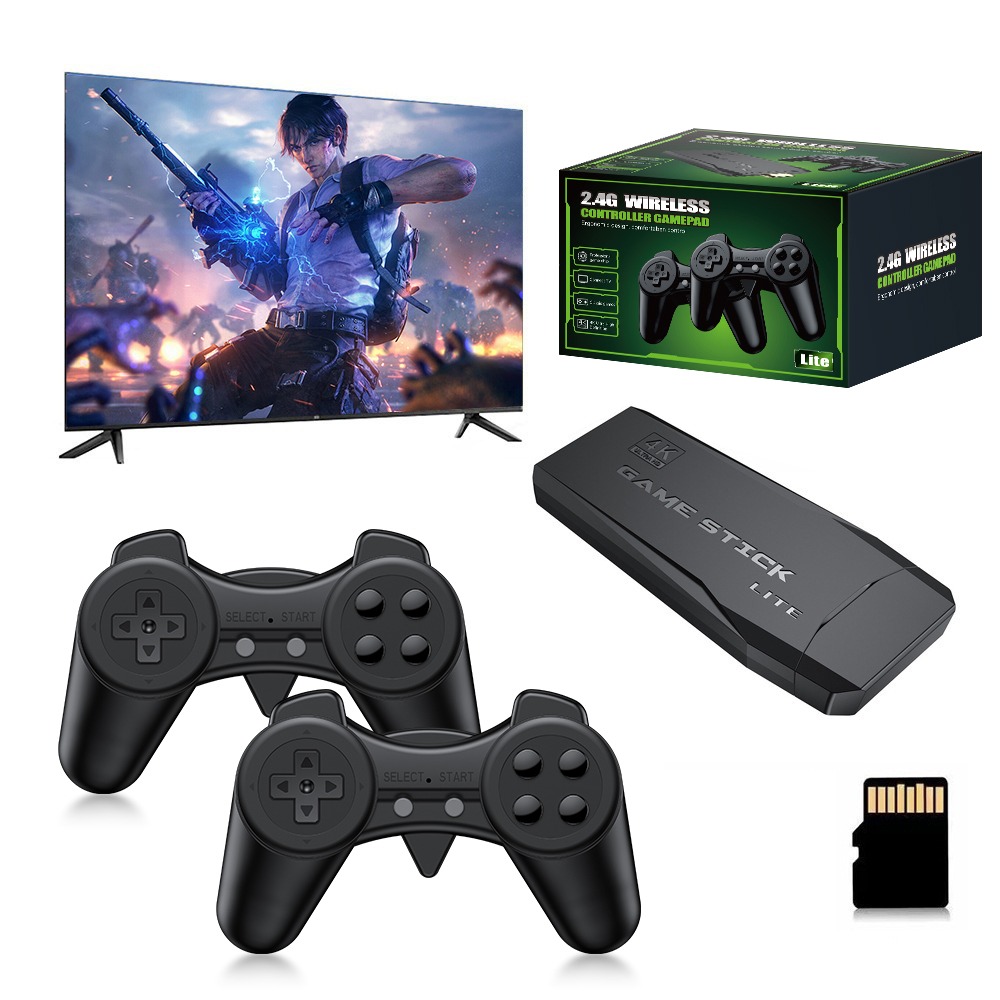 Retro Gaming Hub - Portable 4K Retro Game Stick Console