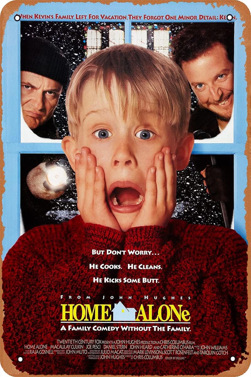 Retro Gaming Pictures - QIAN&XII Home Alone Movie Poster Retro