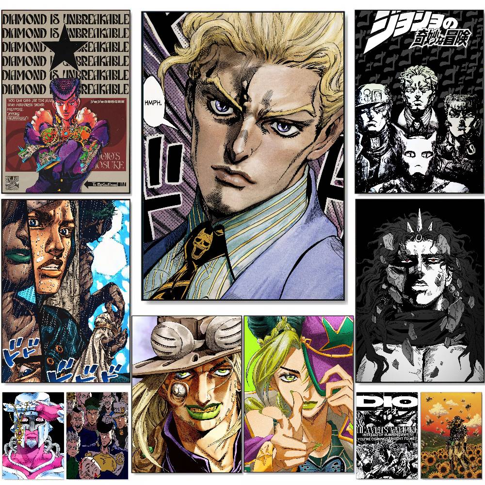 Popular Manga JoJo B-BizarreS  - огляд і ціна Retro Gaming Wallpaper