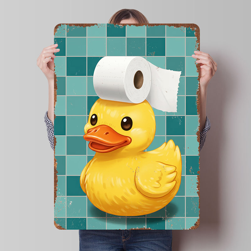 Duck With Toilet Paper Hat Pri - огляд і ціна Retro Gaming Wallpaper