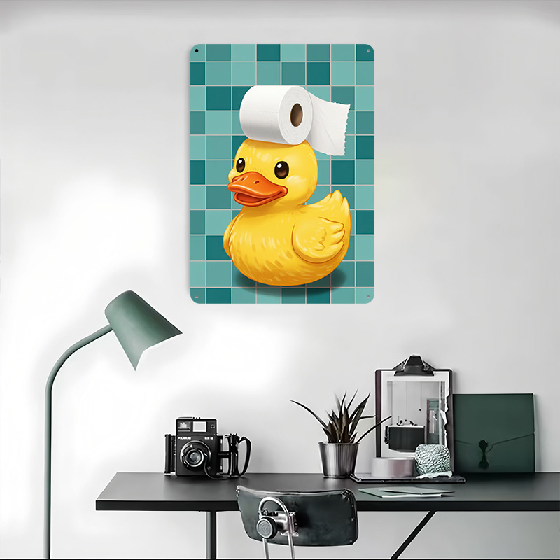 Duck With Toilet Paper Hat Pri - огляд і ціна Retro Gaming Wallpaper