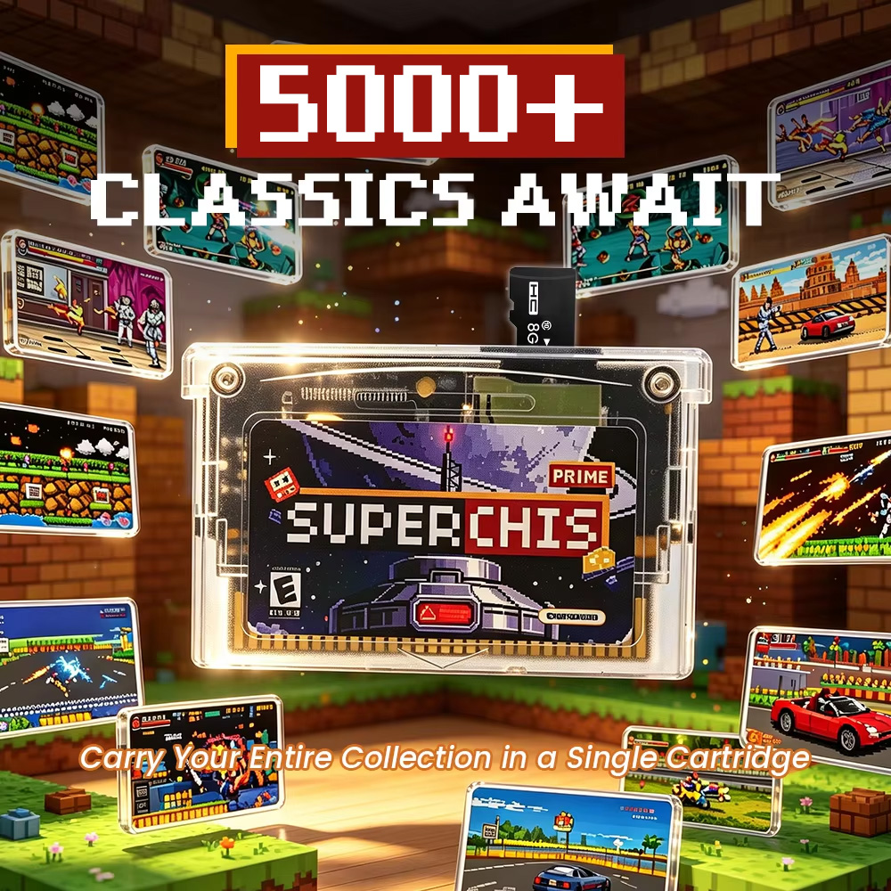 Retro Superchis Flash Game Car - огляд і ціна Retro Gaming Handhelds