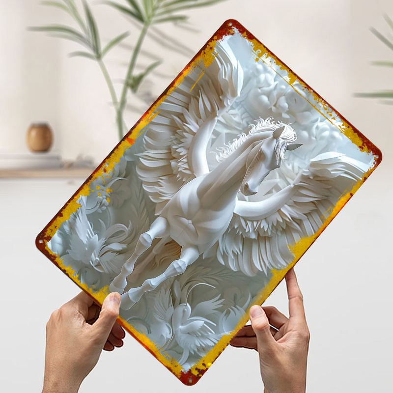 Paper Pegasus White Horse Wing - огляд і ціна Retro Gaming Wallpaper