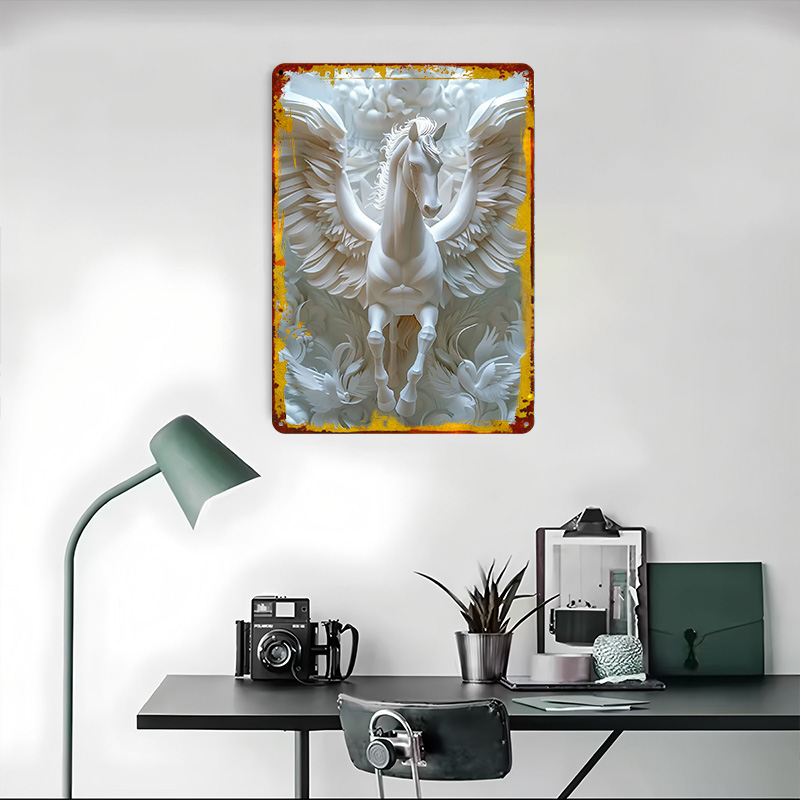 Paper Pegasus White Horse Wing - огляд і ціна Retro Gaming Wallpaper