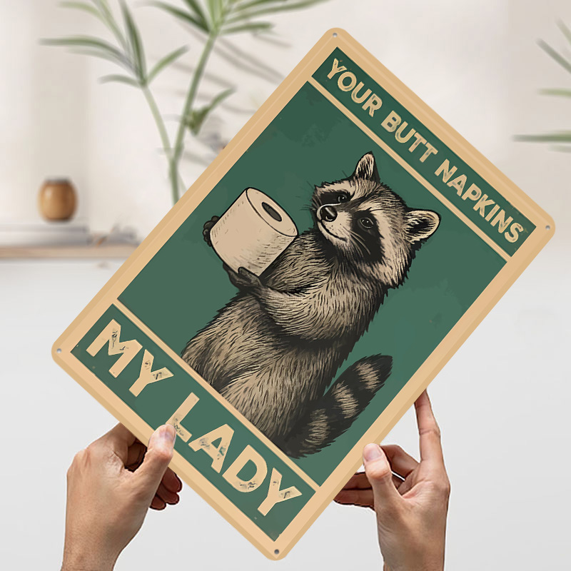 Raccoon With Toilet Paper Funn - огляд і ціна Retro Gaming Wallpaper