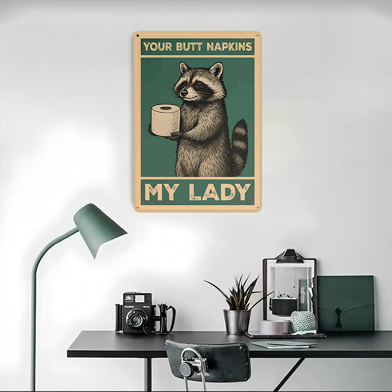 Raccoon With Toilet Paper Funn - огляд і ціна Retro Gaming Wallpaper