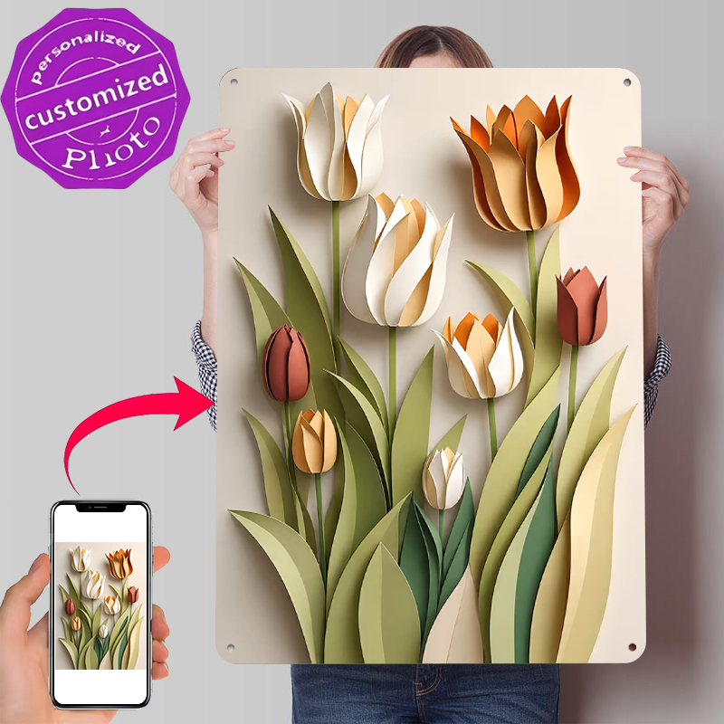 Paper Cutout Tulips Flowers Pr - огляд і ціна Retro Gaming Wallpaper