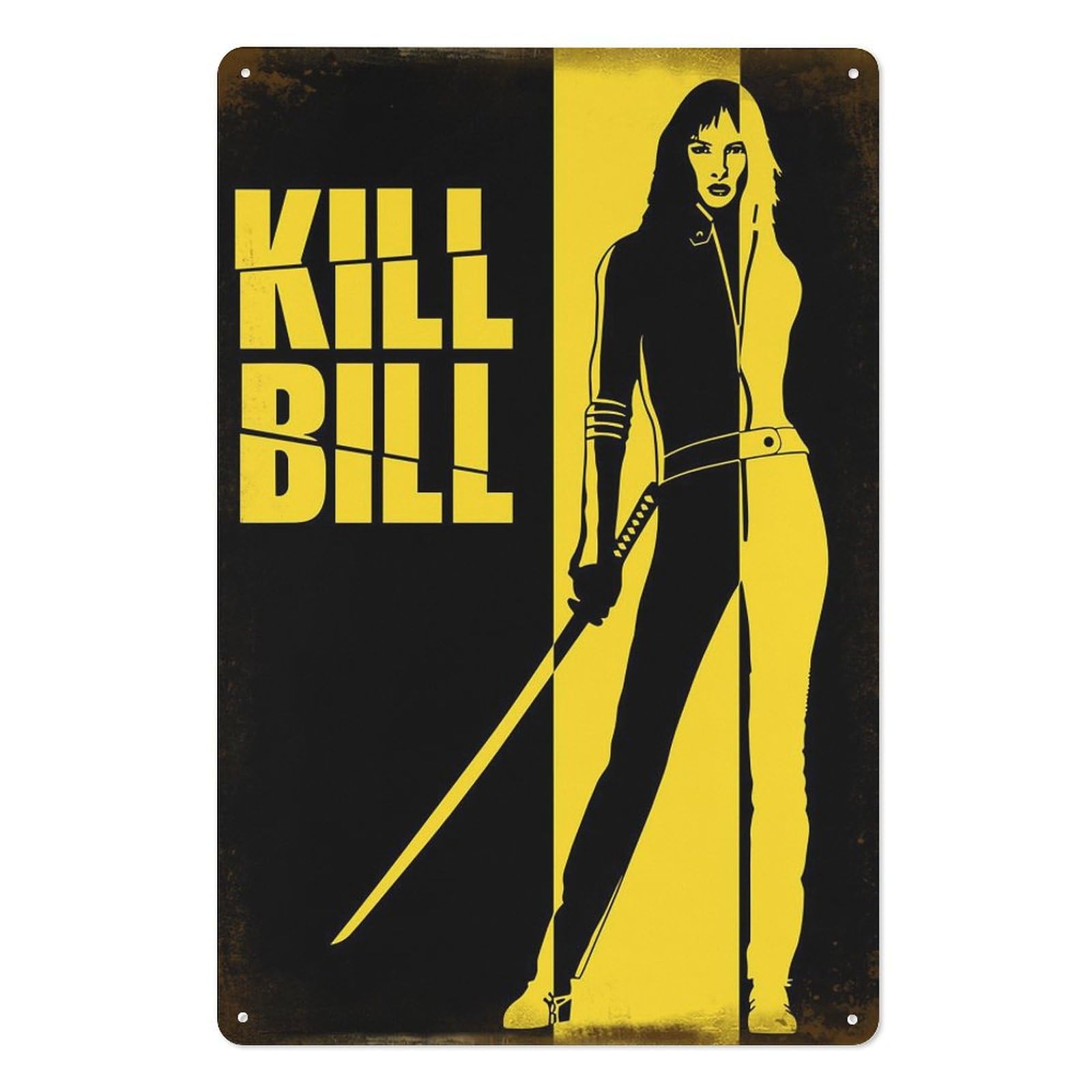 Kill Bill Movies Metal Tin Sig - огляд і ціна Retro Gaming Pictures