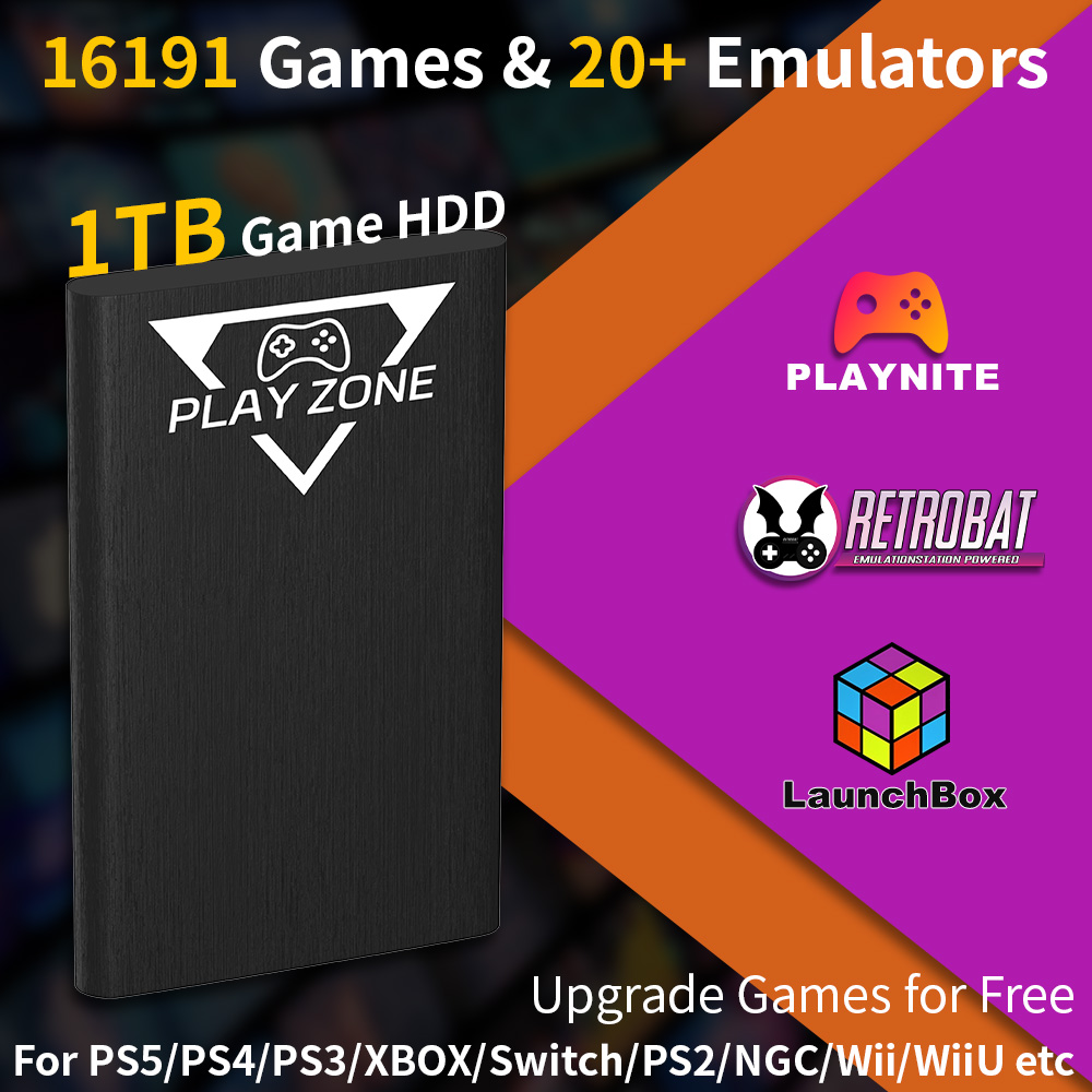 Play Zone 1TB Portable Gaming  - огляд і ціна Retro Gaming Play Zone