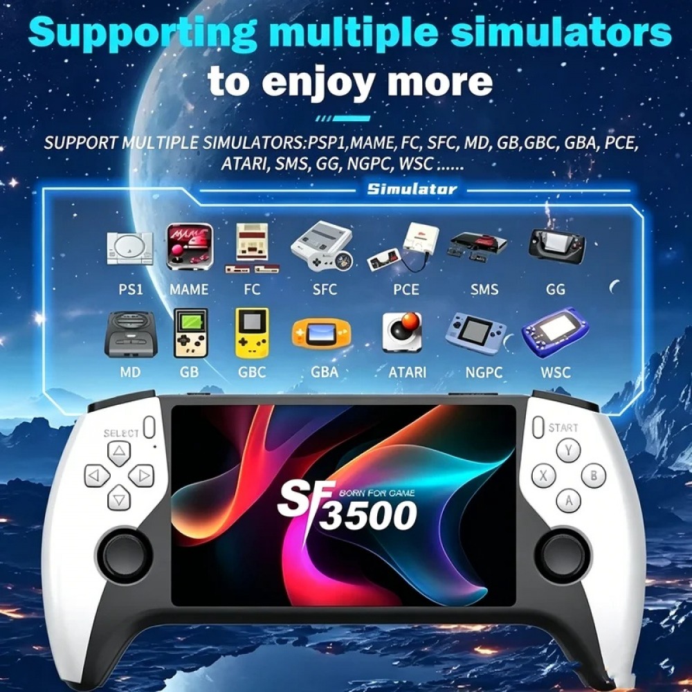 SF3500 5 inch Handheld Game Co - огляд і ціна Retro Gaming Download